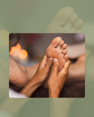 Ritual integrativo nos pés e mãos
