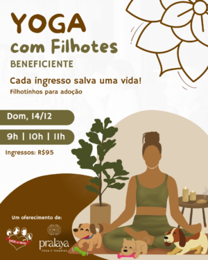 Yoga com Filhotes Beneficiente